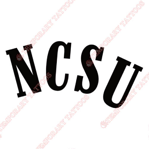 North Carolina State Wolfpack Customize Temporary Tattoos Stickers NO.5500